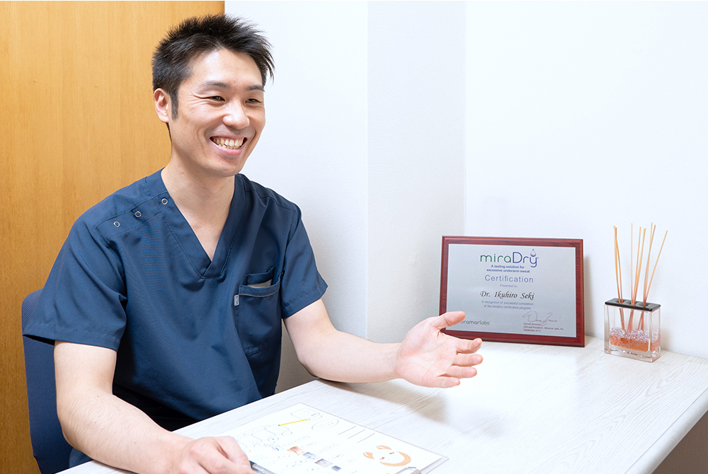 ①医師とのカウンセリング